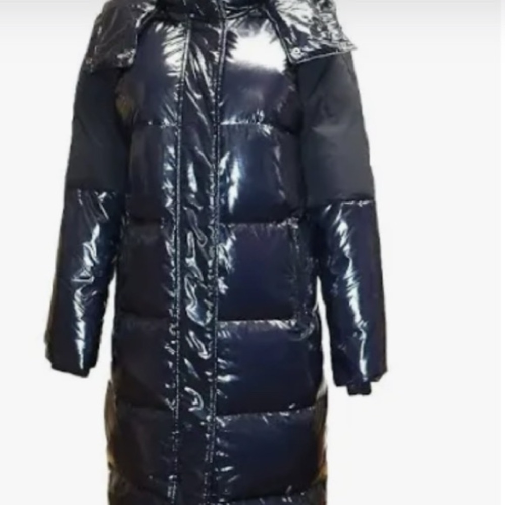Andrew Marc Women's Haddon Down Coat-Midnight Blue /M
